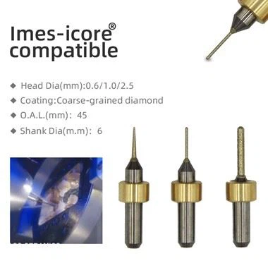 0৷{1}}৷{2}}.5 মিমি Imes Icore গ্লাস সিরামিক মিলিং বার